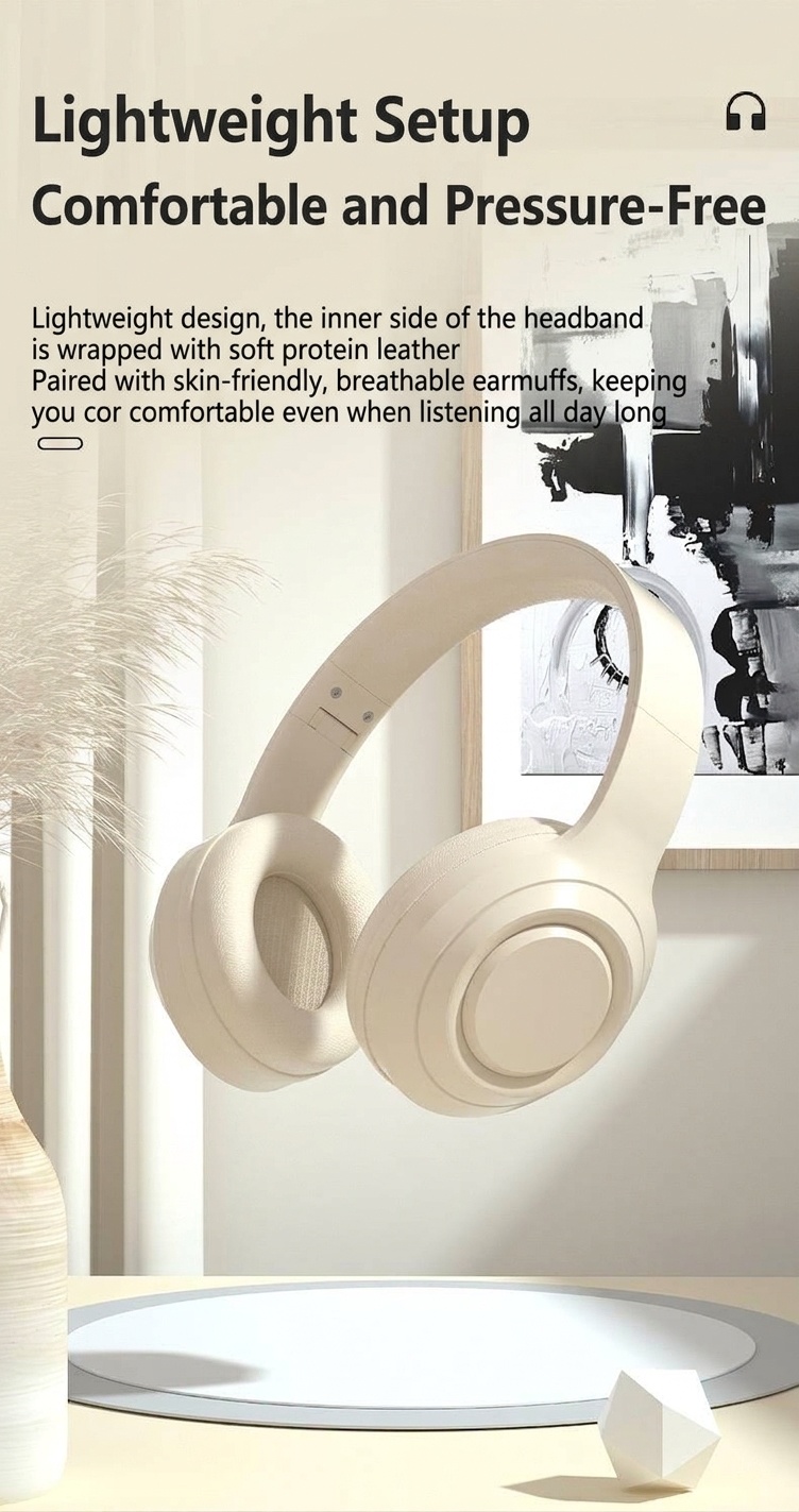 Wireless Over-Ear Bluetooth Foldable Headphones
