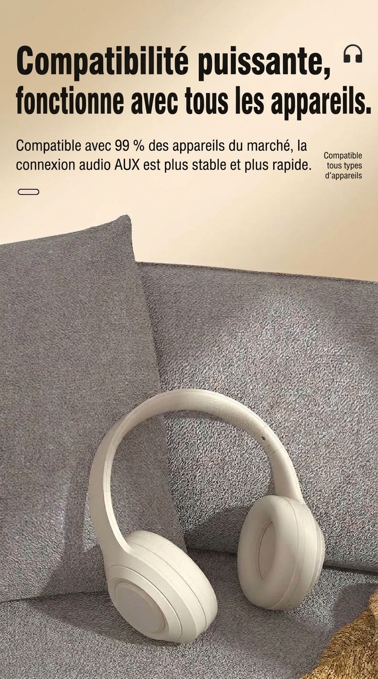 Wireless Over-Ear Bluetooth Foldable Headphones
