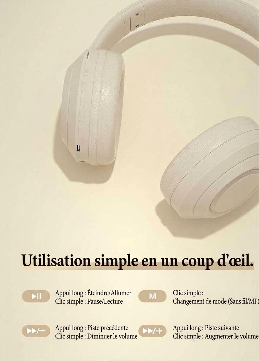 Wireless Over-Ear Bluetooth Foldable Headphones