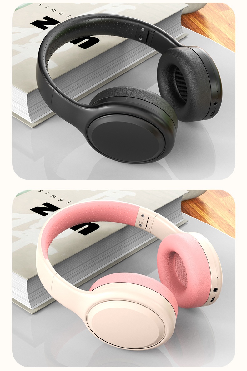 Wireless Bluetooth 5.3 Over-Ear Foldable Headphones