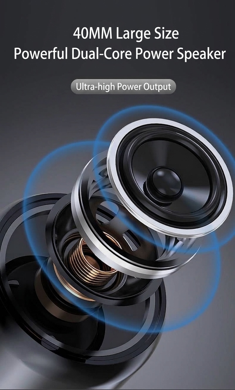 Wireless Over-Ear Bluetooth 5.3 Foldable Headphones
