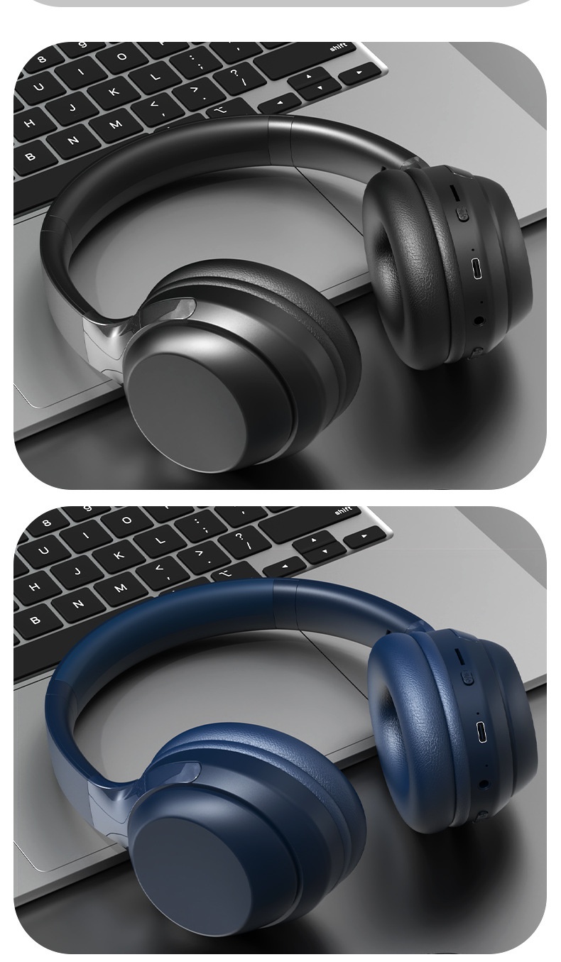 Foldable Wireless Over-Ear Bluetooth 5.3 Headphones