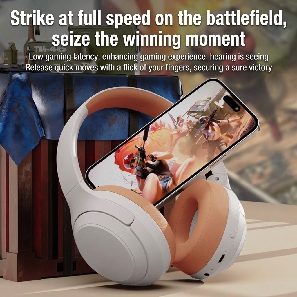 Foldable Bluetooth 5.3 Over-Ear Wireless Headphones