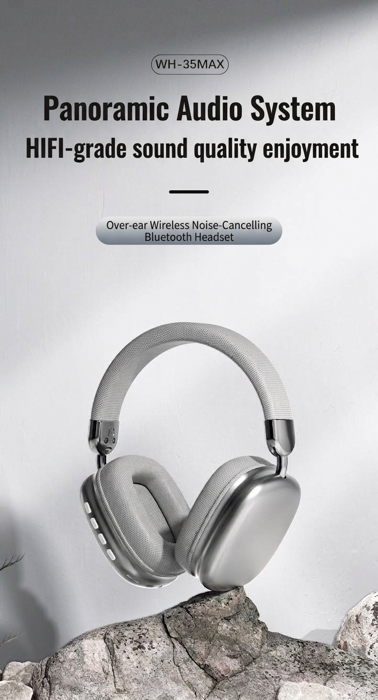 WH-35MAX Wireless Over-Ear Bluetooth 5.3 Headphones