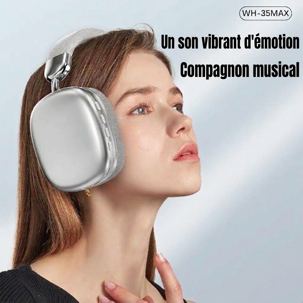 WH-35MAX Wireless Over-Ear Bluetooth 5.3 Headphones