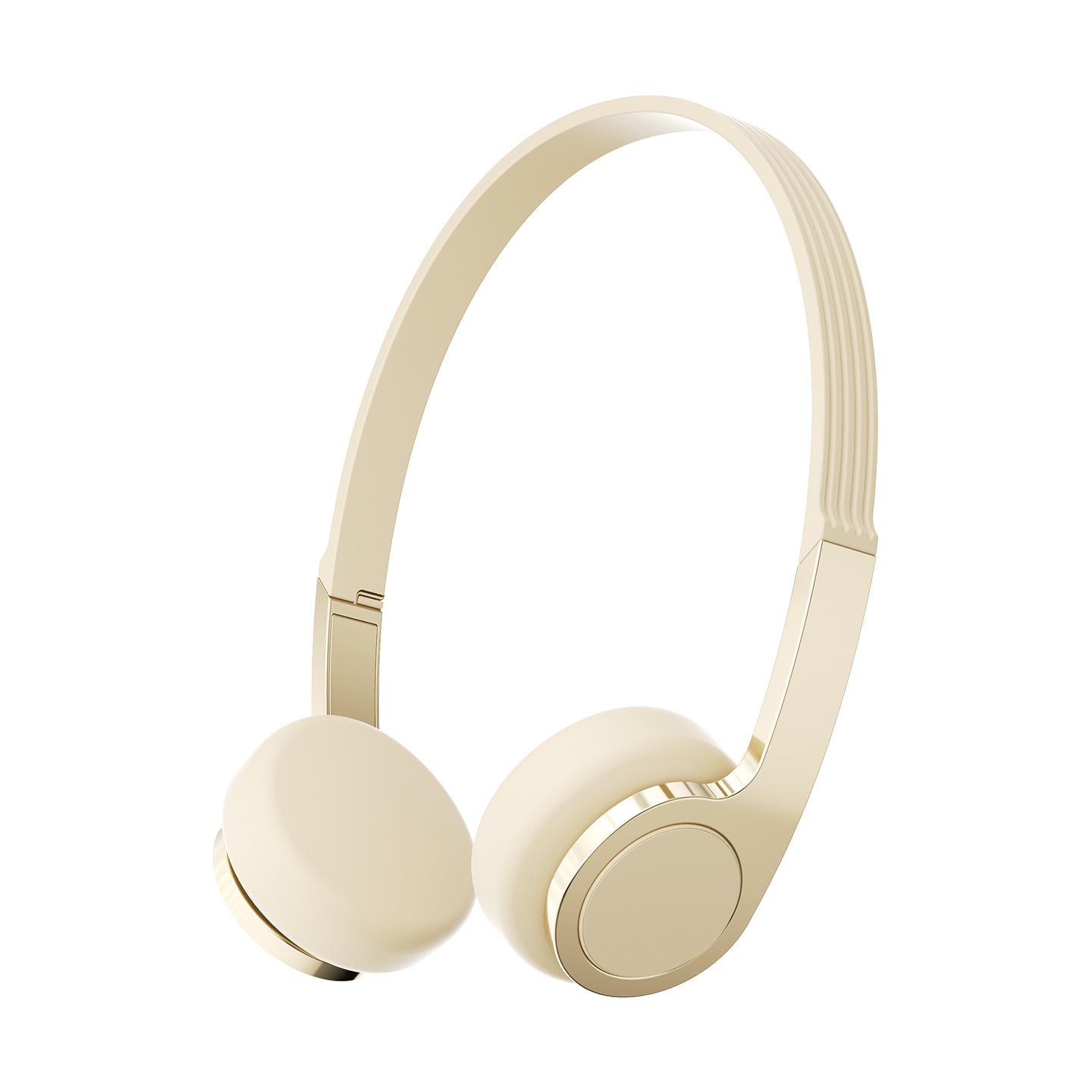 Wireless Bluetooth 5.3 On-Ear Headphones with AI Noise Cancellation Mic, Large Audio Drivers, Lightweight Ergonomic Soft Ear Cushions for Calling & Commute
