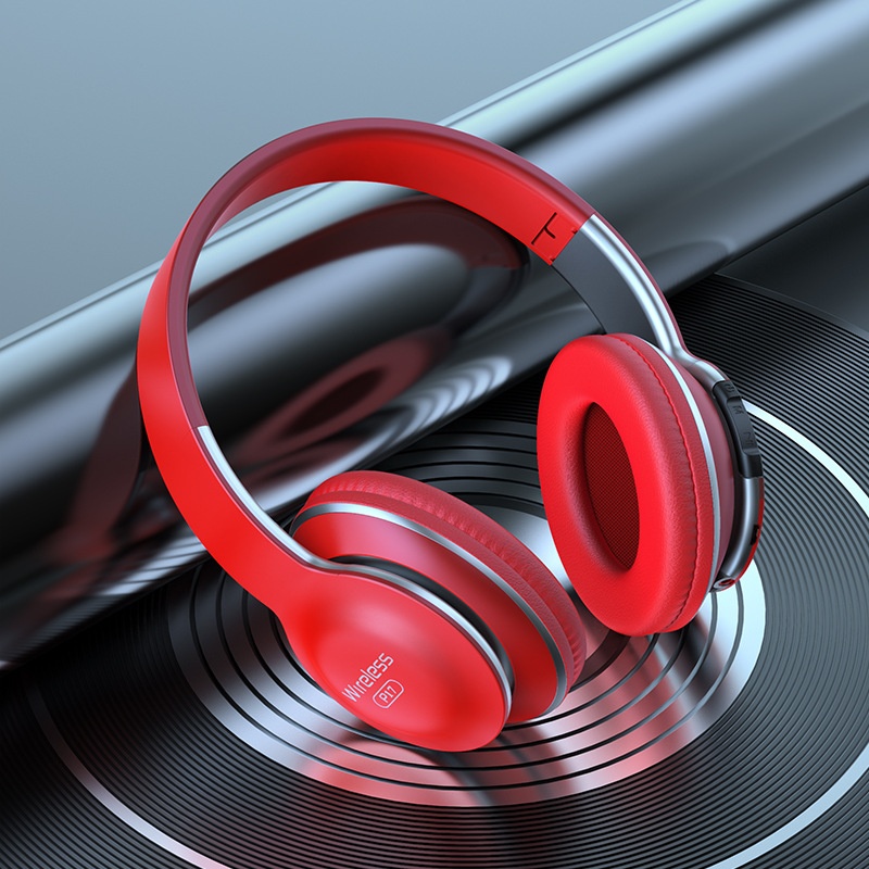 Active Noise Cancelling Wireless Bluetooth 5.0 Over-Ear Headphones with 40mm Drivers, 30-Hour Playtime, Deep Bass Hi-Fi Audio, Soft Protein Ear Cushions