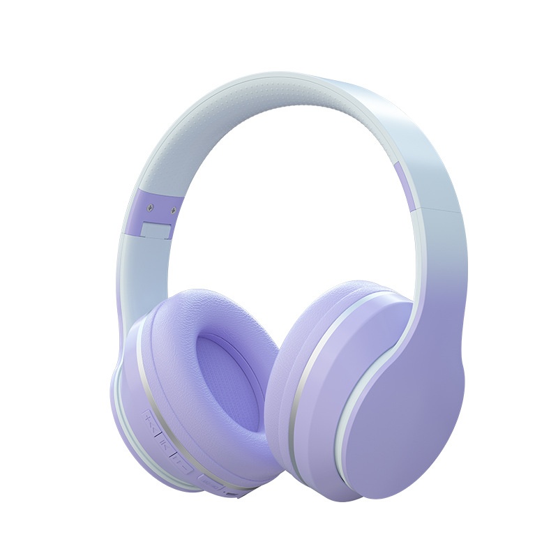 Wireless Bluetooth 5.1 Over-Ear Headphones with Immersive Hi-Fi Stereo Sound, Long Battery Life, Ultra-Soft Cushion Ear Pads & Built-in Mic, Foldable Headset