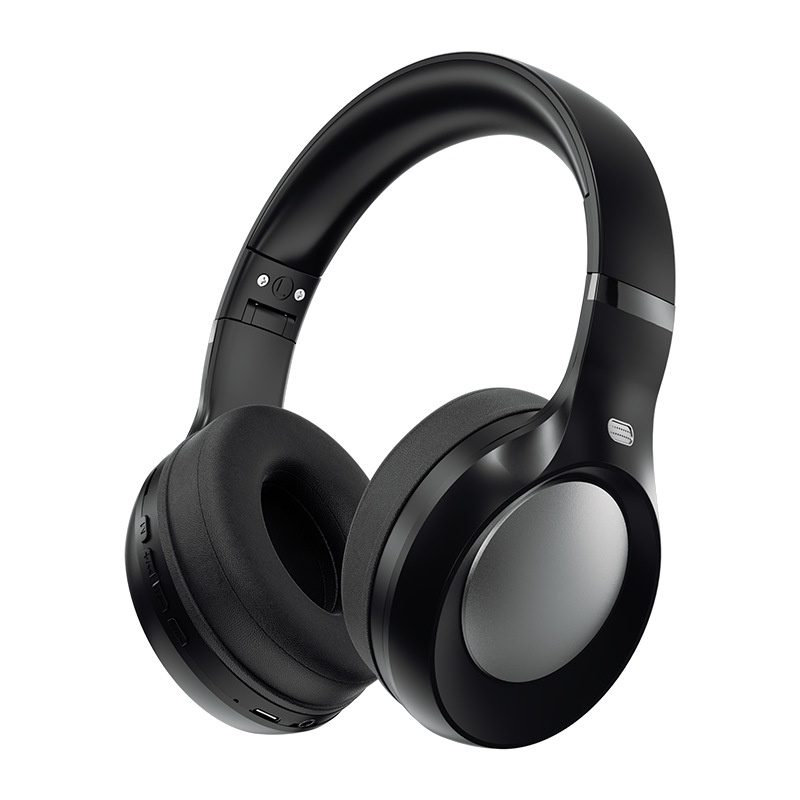 Active Noise Cancelling Wireless Bluetooth 5.3 Headphones with 40mm Drivers, 24-Hour Playtime, Built-in Mic & Plush Memory Foam Ear Pads, Over-Ear Stereo Headset