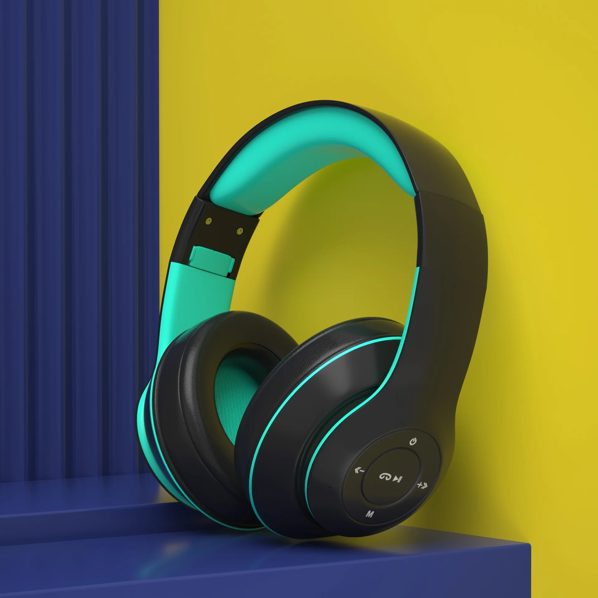 Wireless Bluetooth 5.2 Over-Ear Headphones with 40mm Drivers, Deep Bass, 25-Hour Battery Life, TF Card Slot & 3.5mm AUX Wired Mode, Foldable Headset