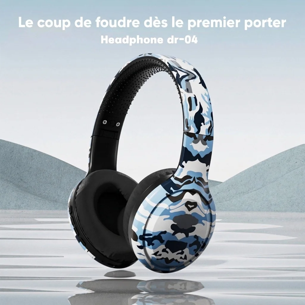 Active Noise Cancelling Wireless Bluetooth 5.0 Over-Ear Headphones with 40mm Drivers, Deep Bass, 30-Hour Battery Life & Memory Foam Ear Pads