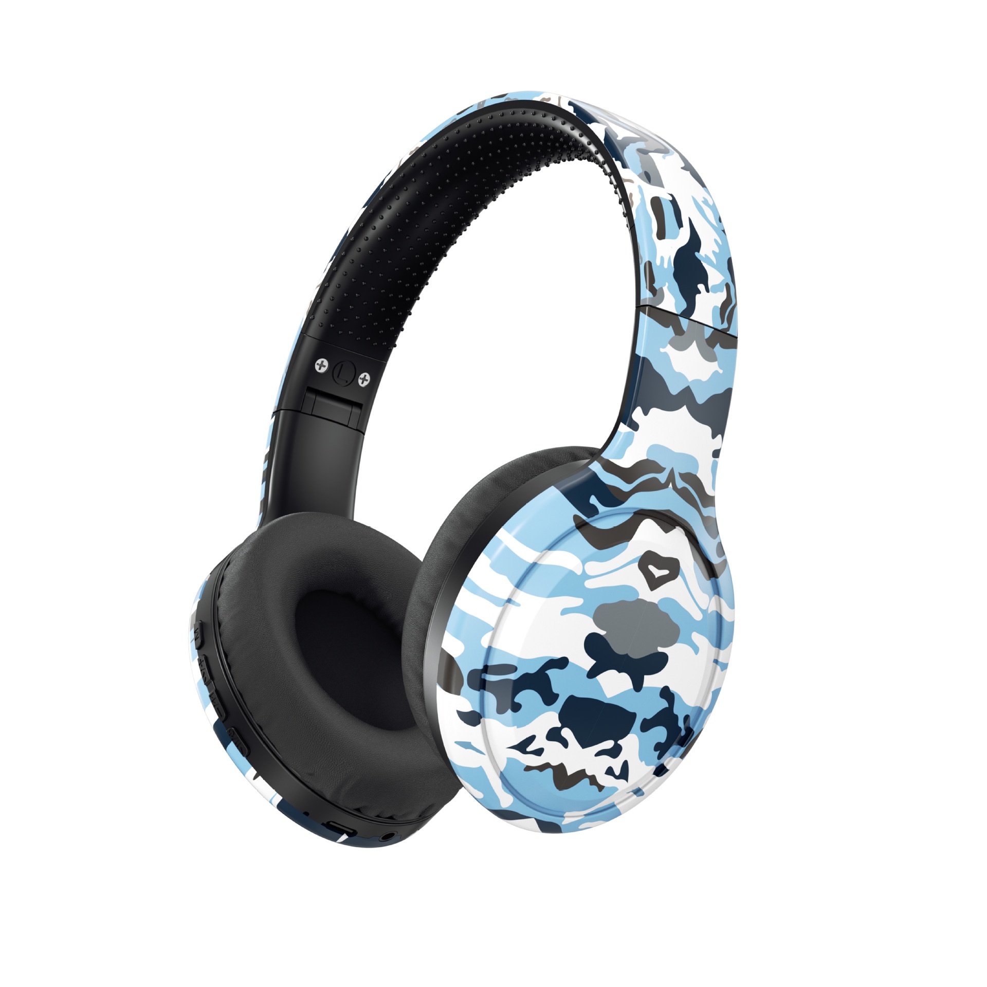 Active Noise Cancelling Wireless Bluetooth 5.0 Over-Ear Headphones with 40mm Drivers, Deep Bass, 30-Hour Battery Life & Memory Foam Ear Pads