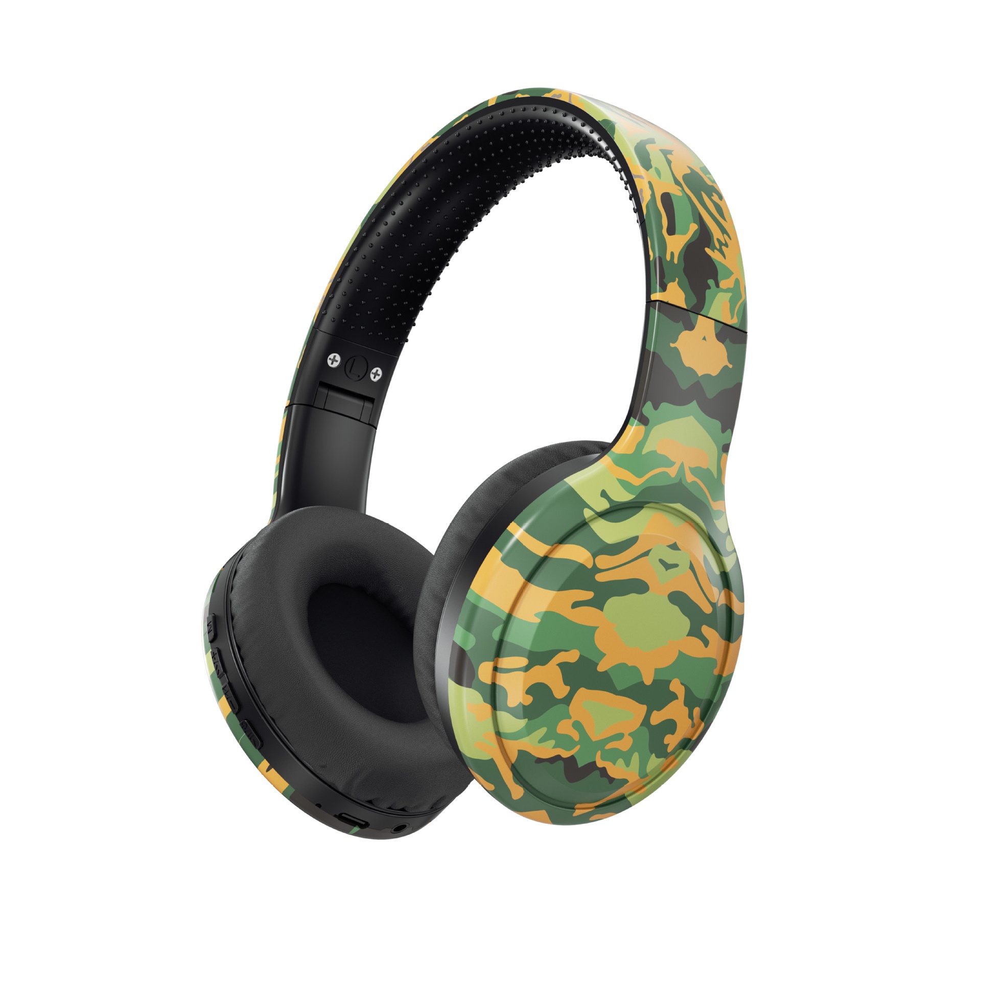 Active Noise Cancelling Wireless Bluetooth 5.0 Over-Ear Headphones with 40mm Drivers, Deep Bass, 30-Hour Battery Life & Memory Foam Ear Pads