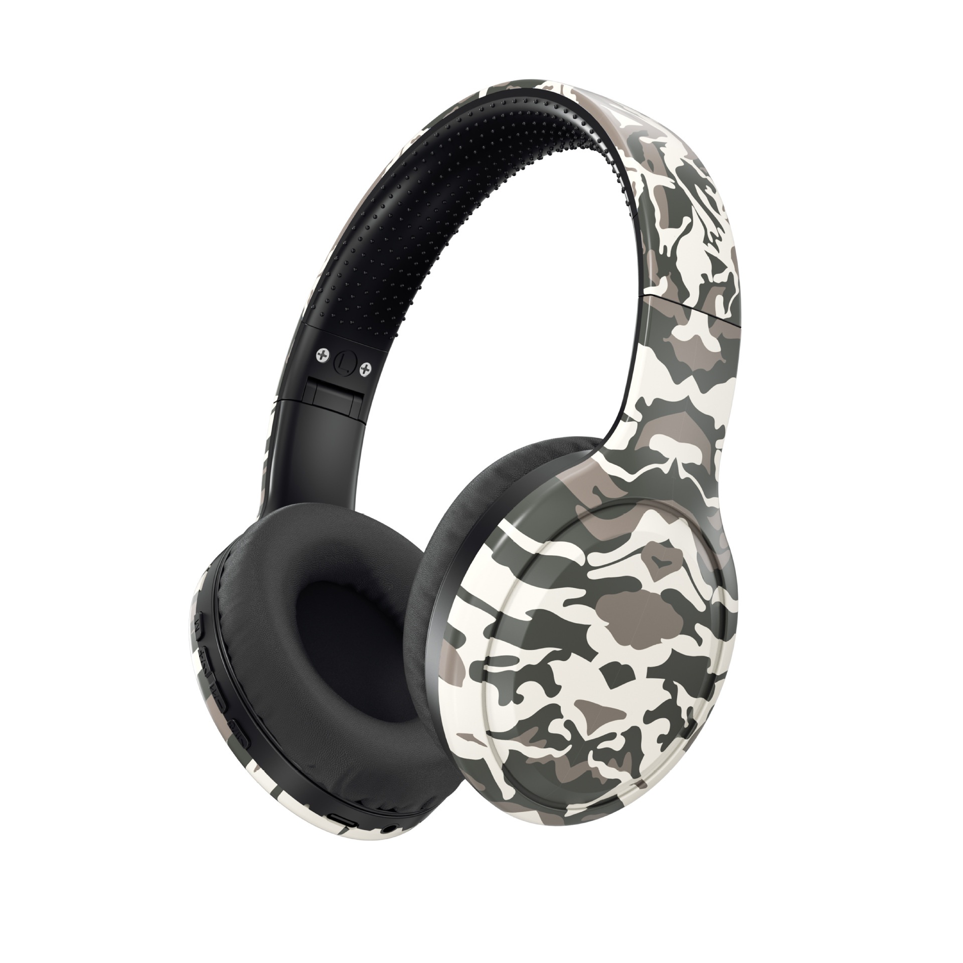 Active Noise Cancelling Wireless Bluetooth 5.0 Over-Ear Headphones with 40mm Drivers, Deep Bass, 30-Hour Battery Life & Memory Foam Ear Pads