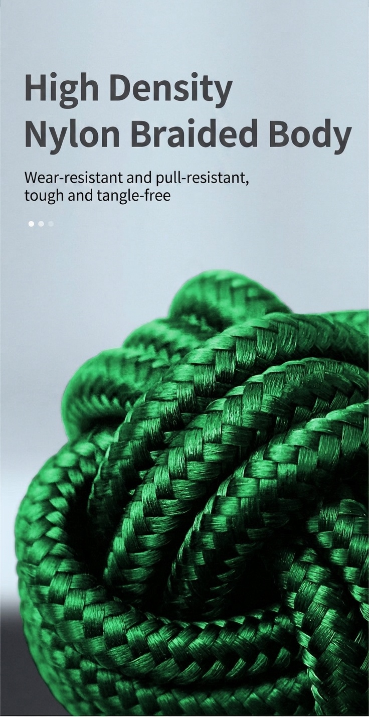 2.4A Multi Charging Cable, Nylon Braided Fast Charger Data Sync Cord for Multiple Devices