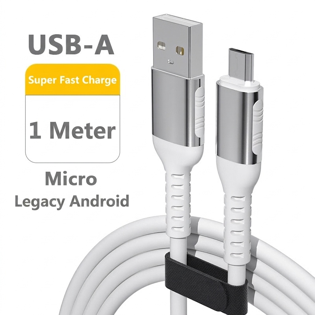 66W Liquid Silicone Fast Charging Cable, USB Type-C/Micro USB/iPhone Charger Cord, Tangle-Free