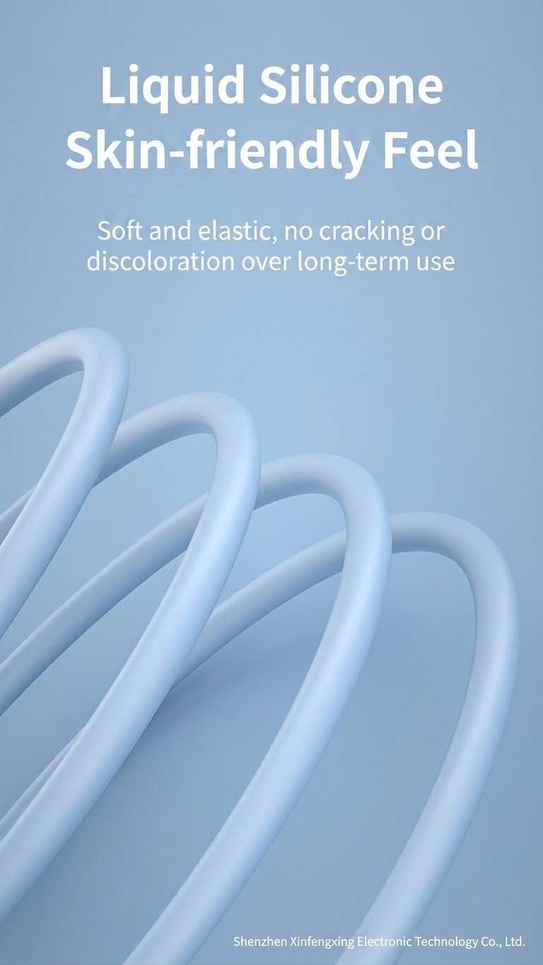 6A Liquid Silicone USB Cable, High-Speed Fast Charging Cord for Android and iOS Devices