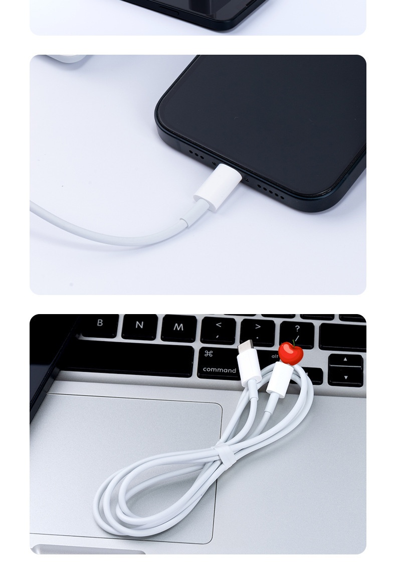 PD snellaadkabel USB-C naar Lightning, slimme chip MFi-gecertificeerde kabel voor iPhone 14/13/12