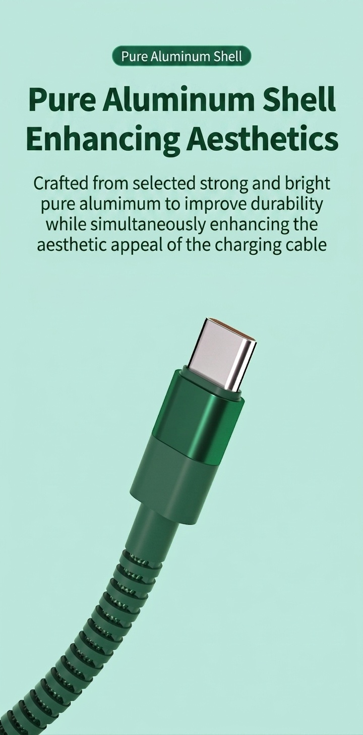 2.4A Durable Nylon Braided USB Data Cable, Fast Charging Sync Cord for Universal Devices