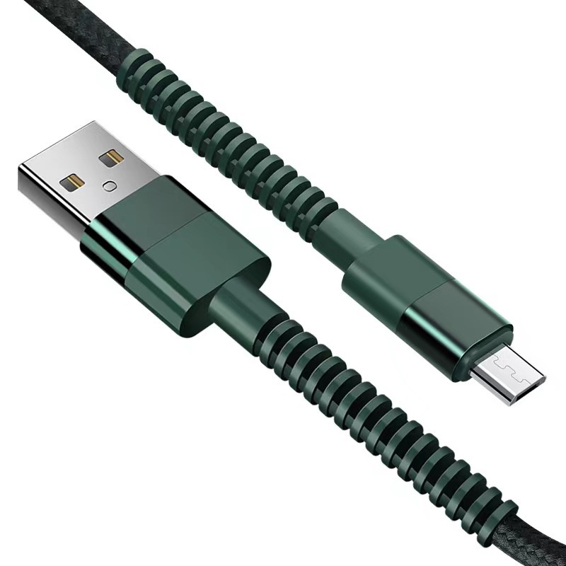 2.4A Durable Nylon Braided USB Data Cable, Fast Charging Sync Cord for Universal Devices