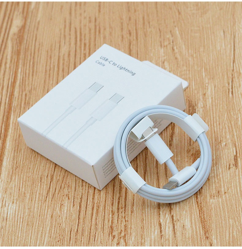 20W PD Fast Charger Block & USB-C to Lightning Cable Set, Wall Adapter for iPhone