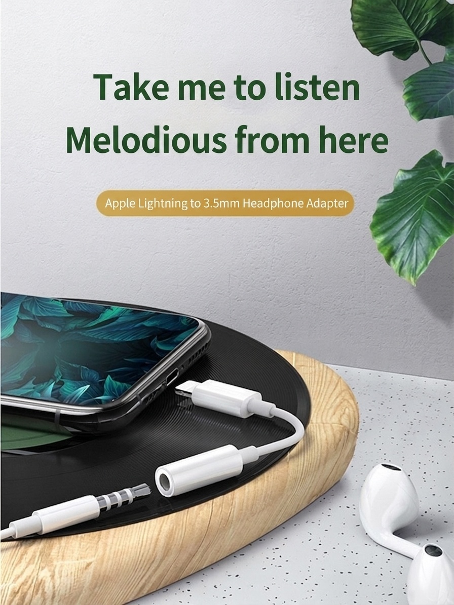 2-in-1 Dual Chip Audio & Charge Adapter, Headphone Jack Splitter for Phones and Tablets