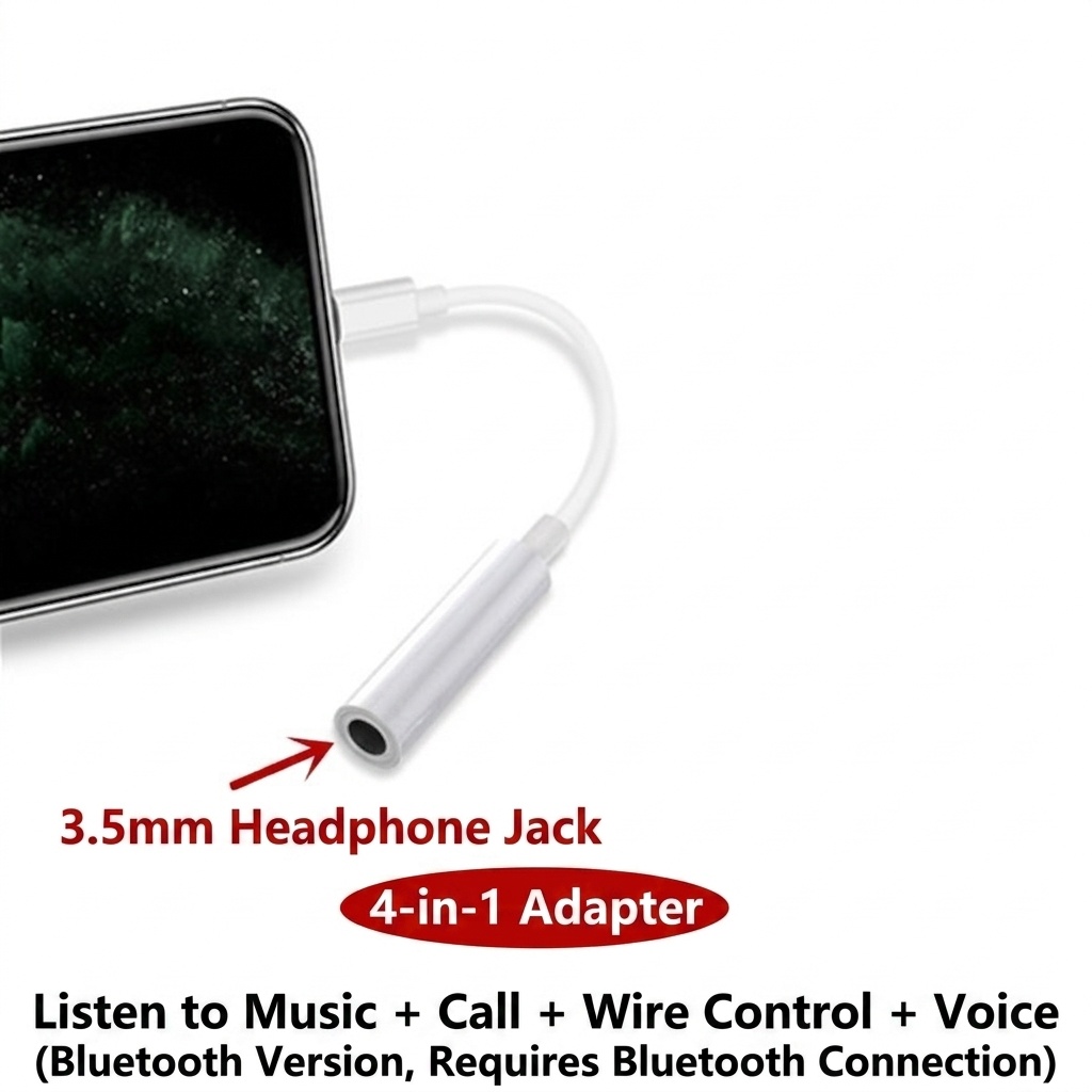 2-in-1 Dual Chip Audio & Charge Adapter, Headphone Jack Splitter for Phones and Tablets