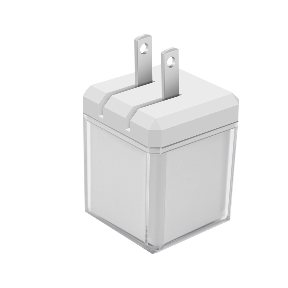 20W USB-C PD Fast Charger Wall Plug, Dual Port USB-A/C Adapter for Mobile Devices, Light Green/White/Black