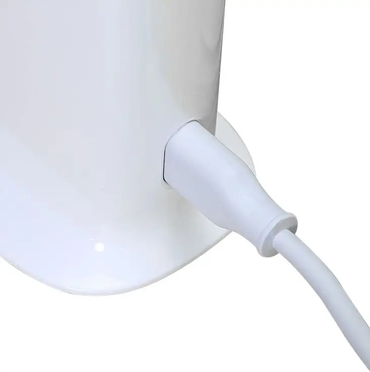 6-Port USB-C & USB-A Fast Charger Hub, 20W Desktop Charging Station for Multiple Devices, White/Black