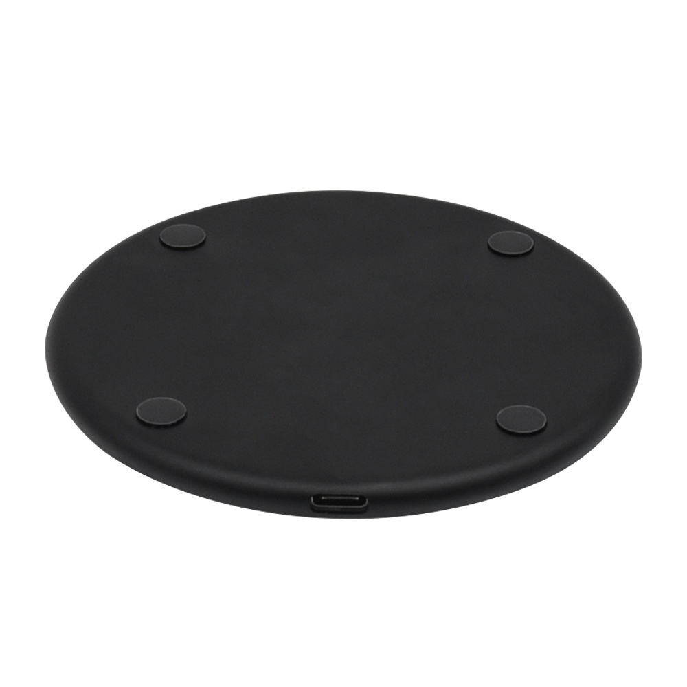 15W Fast Wireless Charger Pad, Qi Certified Ultra-Slim Transparent Charging Station, White/Black
