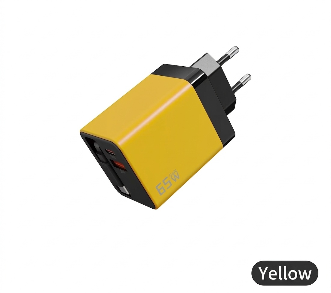 65W GaN Fast Charger with Retractable Type-C Cable