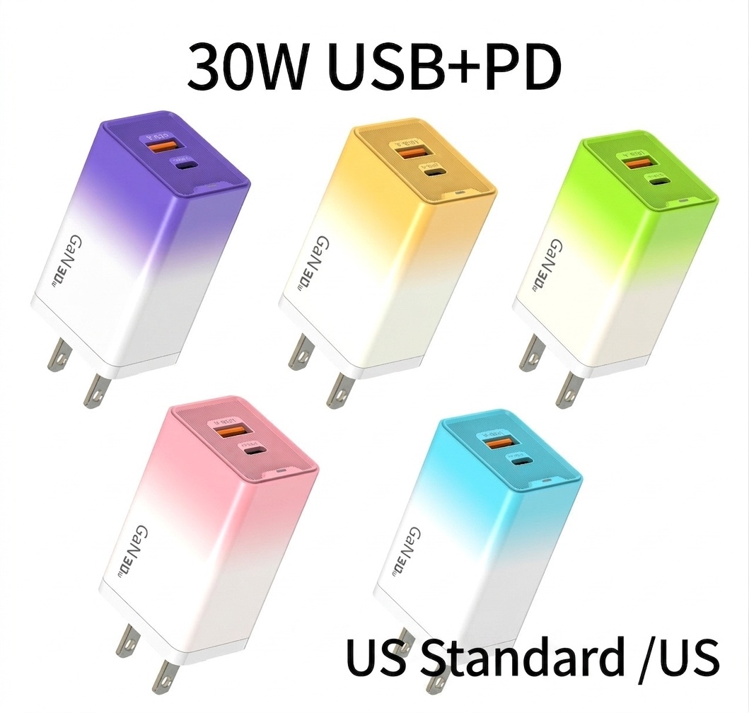 65W GaN USB-C Fast Charger, Multi-Port Wall Adapter