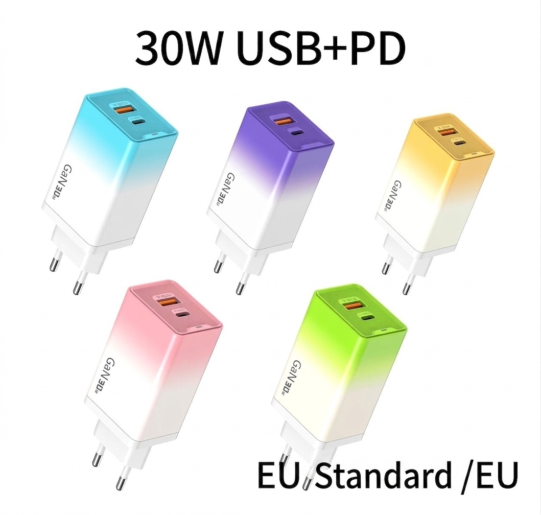 65W GaN USB-C Fast Charger, Multi-Port Wall Adapter