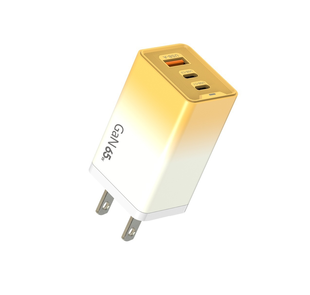 65W GaN USB-C Fast Charger, Multi-Port Wall Adapter