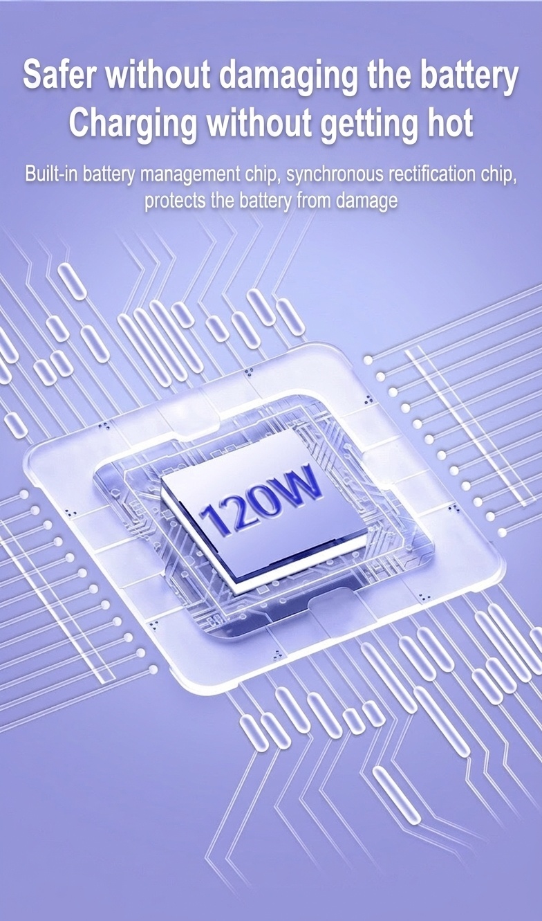 120W Super Fast Charger for Xiaomi Redmi Black Shark Phones