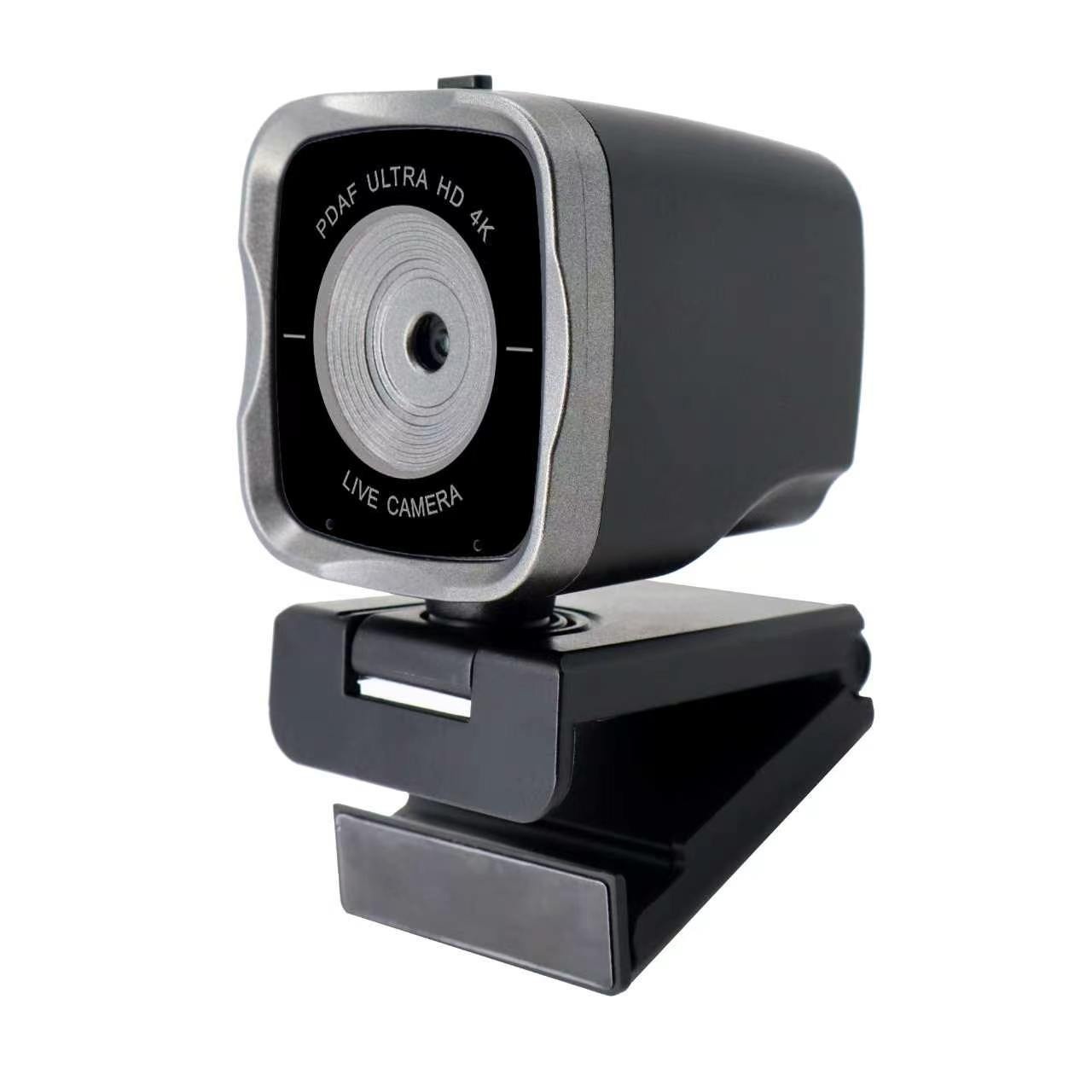 4K Ultra HD Live Streaming Webcam with Advanced Autofocus, USB Computer Camera for PC Desktop, Video Conferencing