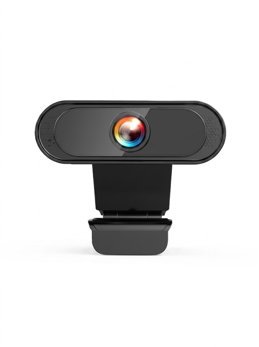 1080P HD USB Webcam with Microphone, Streaming Computer Camera for Online Calls, Conferencing, PC Desktop