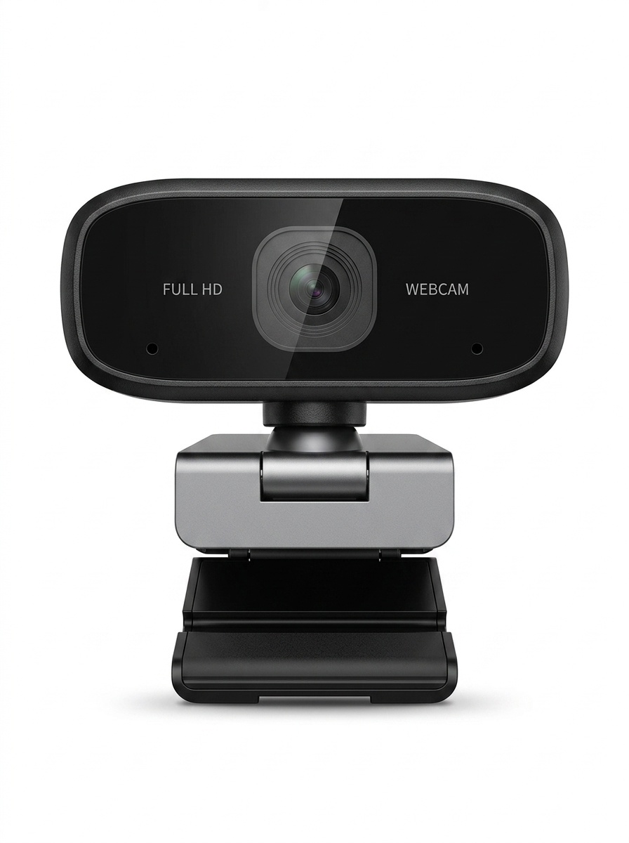 Cámara web Full HD 1080p con micrófono incorporado, cámara USB para ordenador para streaming, videollamadas y creación de contenido.