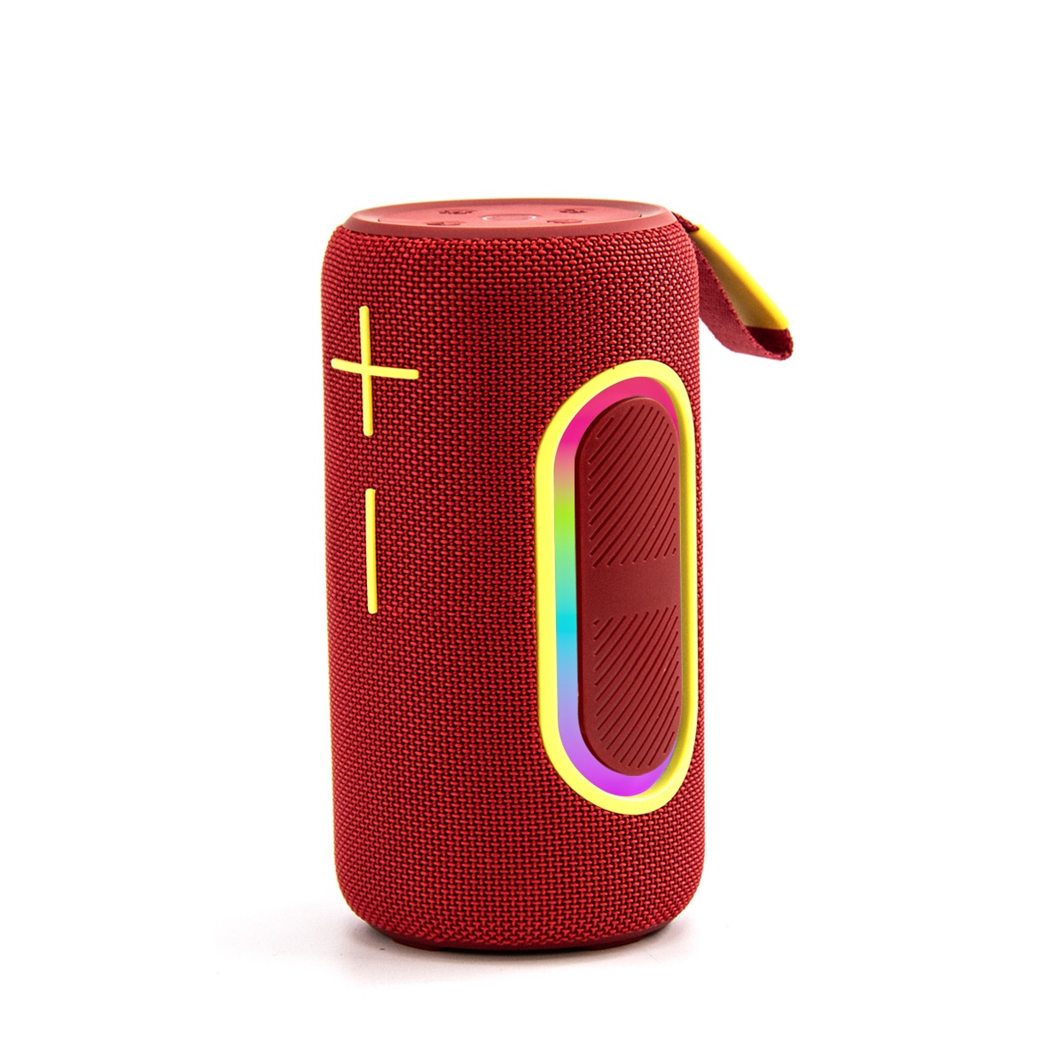 Portable Bluetooth Speaker with RGB Lights, 20W Deep Bass, IPX7 Waterproof, 15-Hour Playtime, 100ft Range, Wireless Outdoor Speaker with Strap