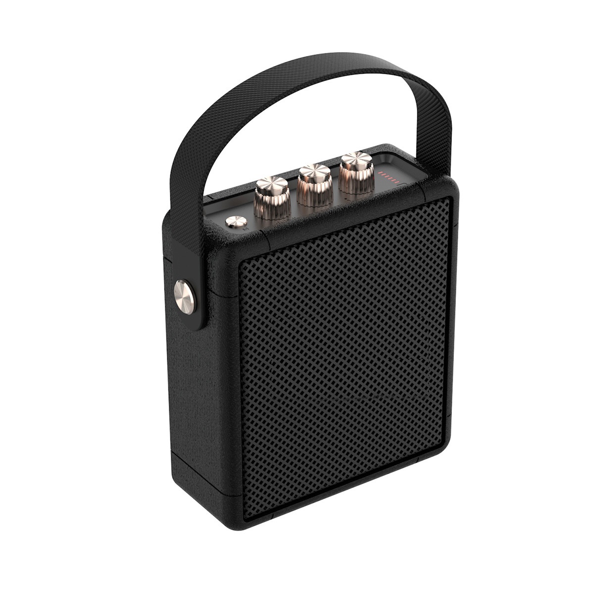 Portable Retro Bluetooth Speaker, 20W Rich HiFi Sound, IPX5 Waterproof, 15H Playback, 30ft Connectivity Range, Vintage Wireless Speaker with Strap