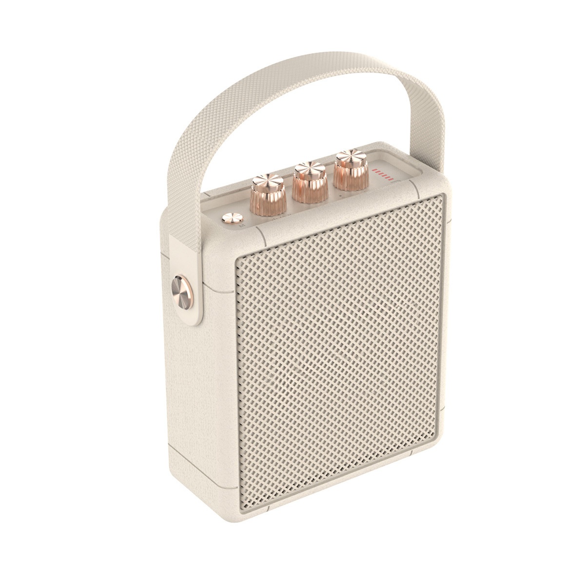 Portable Retro Bluetooth Speaker, 20W Rich HiFi Sound, IPX5 Waterproof, 15H Playback, 30ft Connectivity Range, Vintage Wireless Speaker with Strap