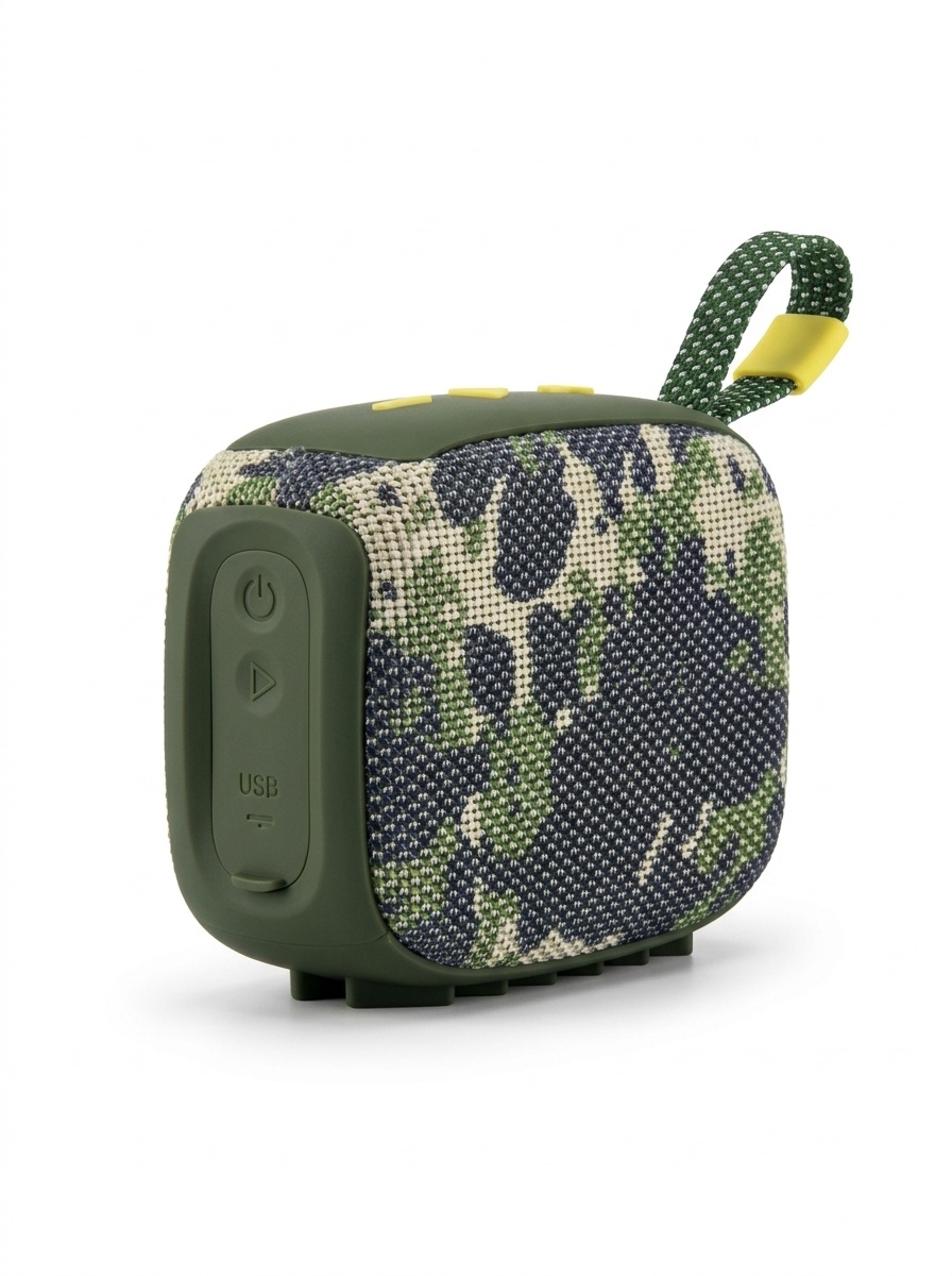 Portable Bluetooth Speaker with Deep Bass, 20W Loud Stereo Sound, IPX7 Waterproof, 15-Hour Playtime, 100ft Range, Outdoor Compact Speaker with Strap