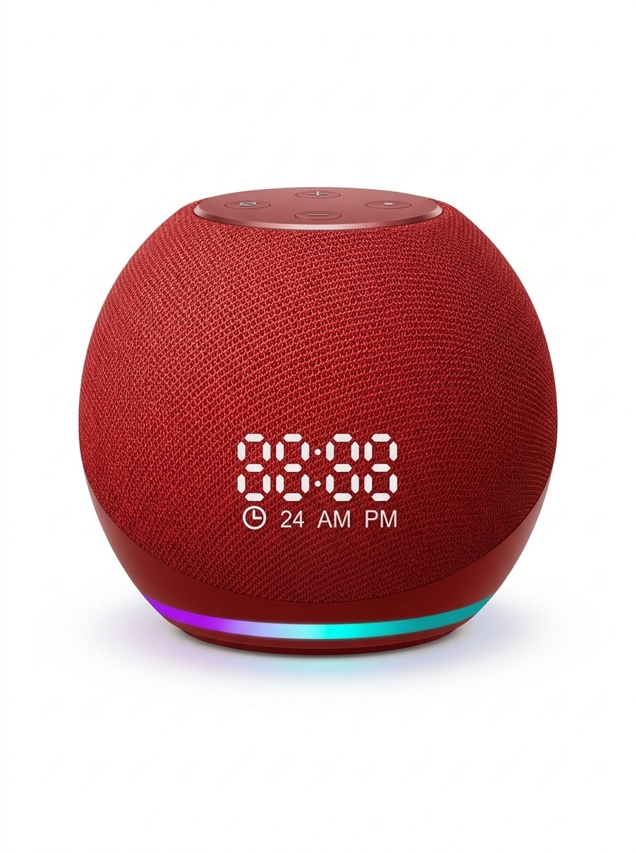 Alaxe Portable Bluetooth Speaker 10W with LED Display, Vibrant RGB Light, IPX7 Waterproof, 15H Playtime, 30ft Wireless Range, Outdoor Travel Speaker