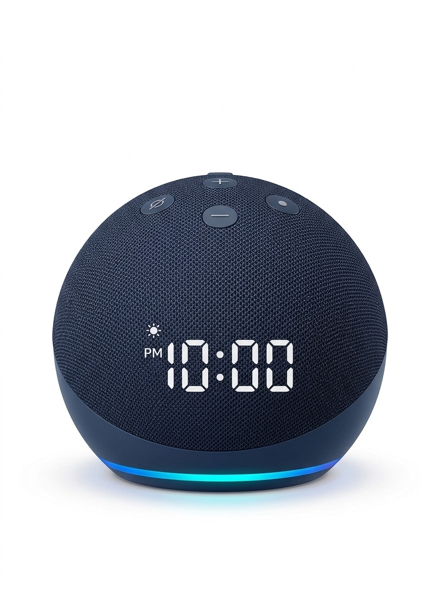 Alaxe Portable Bluetooth Speaker 10W with LED Display, Vibrant RGB Light, IPX7 Waterproof, 15H Playtime, 30ft Wireless Range, Outdoor Travel Speaker