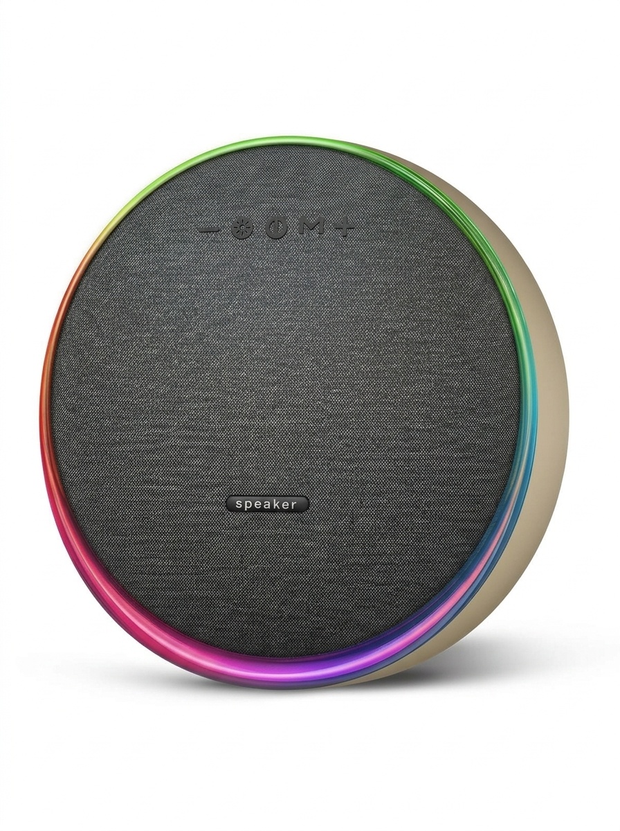 Studio 9 Pro RGB Portable Bluetooth Speaker, 80W Loud Stereo Sound, 8000mAh Battery, 5H Playtime, 15m Range, Wireless Outdoor Boombox with Strap