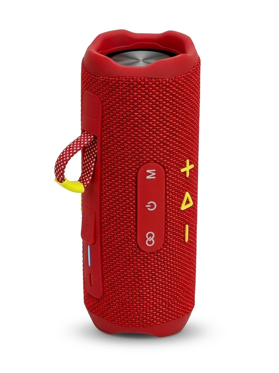 Portable Bluetooth 5.3 Speaker 10W, Deep Bass Audio, Waterproof & Dustproof Design, 5-Hour Playtime, Outdoor Rugged Wireless Speaker with Carry Strap