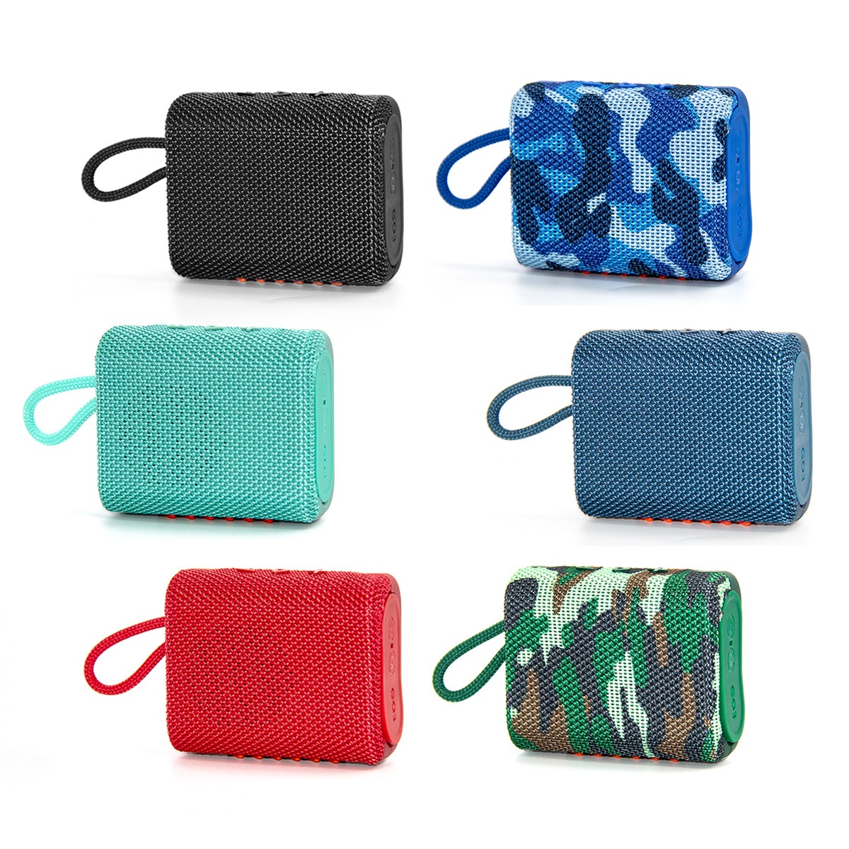 Portable Bluetooth Speaker with Deep Bass, 5W Clear Audio, IPX7 Waterproof, 12-Hour Playtime, 10m Wireless Range, Compact Outdoor Speaker with Strap