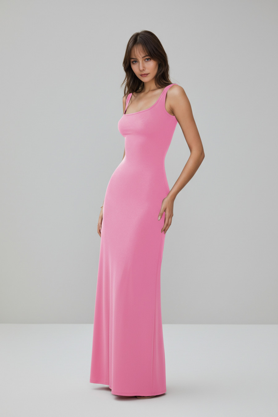 Schwarzes Partykleid aus Polyester (Polyesterfaser), Größe L, SZE-00050