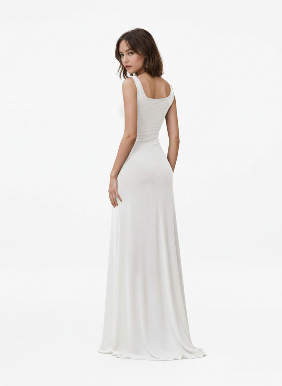 Schwarzes Partykleid aus Polyester (Polyesterfaser), Größe L, SZE-00050