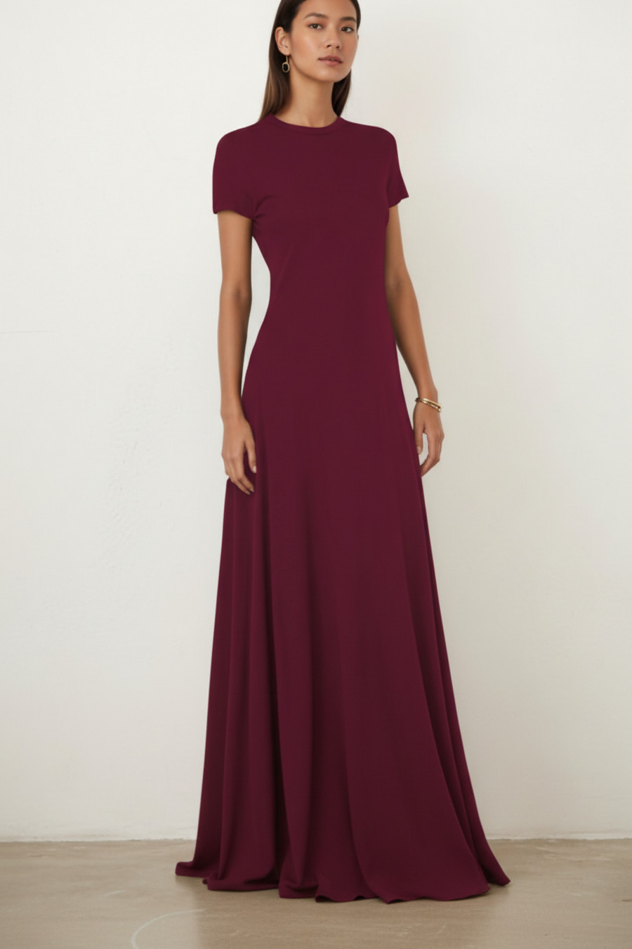 Milk Silk Polyester (polyester fiber) Daily Casual Style Dresses SZE-00055